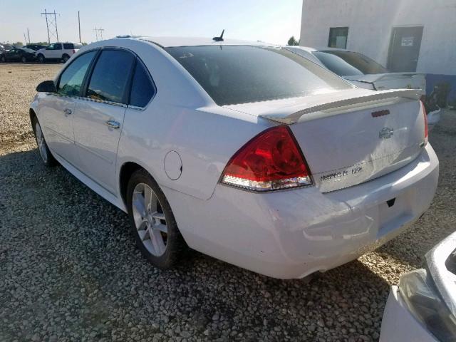 2G1WC5E3XC1190490 - 2012 CHEVROLET IMPALA LTZ WHITE photo 3