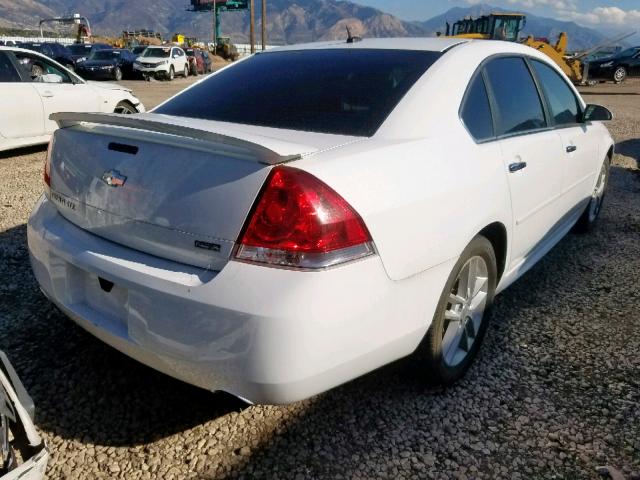 2G1WC5E3XC1190490 - 2012 CHEVROLET IMPALA LTZ WHITE photo 4