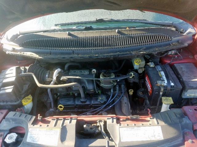 2D4GP24R65R238854 - 2005 DODGE GRAND CARA RED photo 7