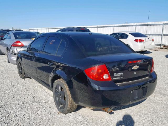 1G1AL55FX77361008 - 2007 CHEVROLET COBALT LT BLACK photo 3