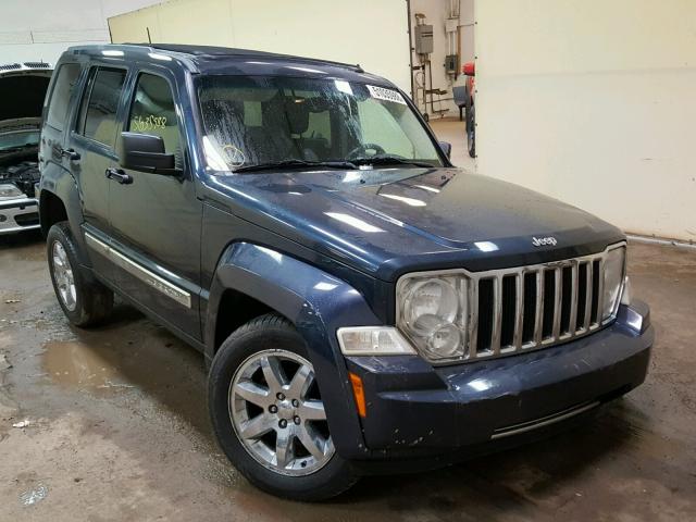 1J8GN58K18W100290 - 2008 JEEP LIBERTY LI BLUE photo 1