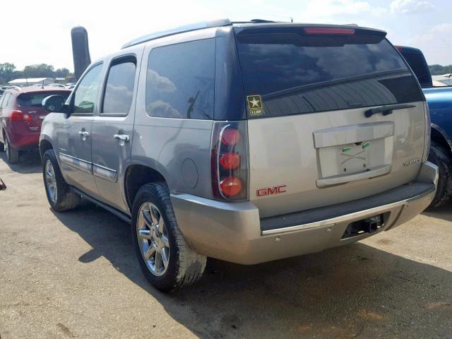 1GKFK63867J251395 - 2007 GMC YUKON DENA SILVER photo 3