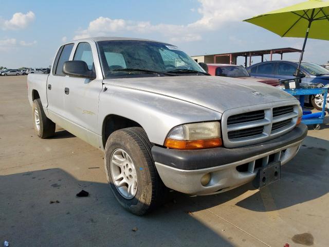 1B7GL2AN51S200826 - 2001 DODGE DAKOTA QUA SILVER photo 1