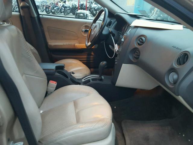 2G2WR524351333404 - 2005 PONTIAC GRAND PRIX ოქროსფერი ფოტო 5