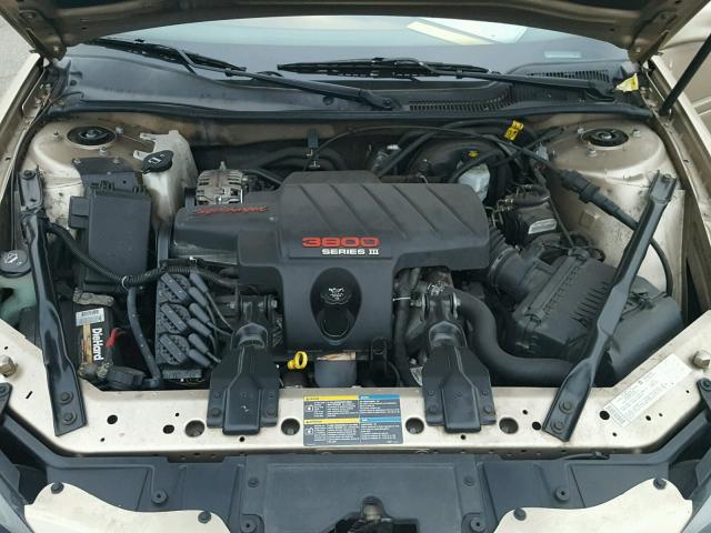 2G2WR524351333404 - 2005 PONTIAC GRAND PRIX ოქროსფერი ფოტო 7