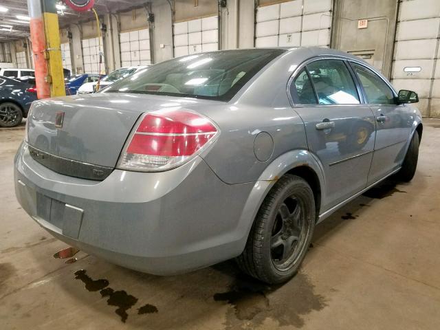 1G8ZS57N28F245773 - 2008 SATURN AURA XE GRAY photo 4