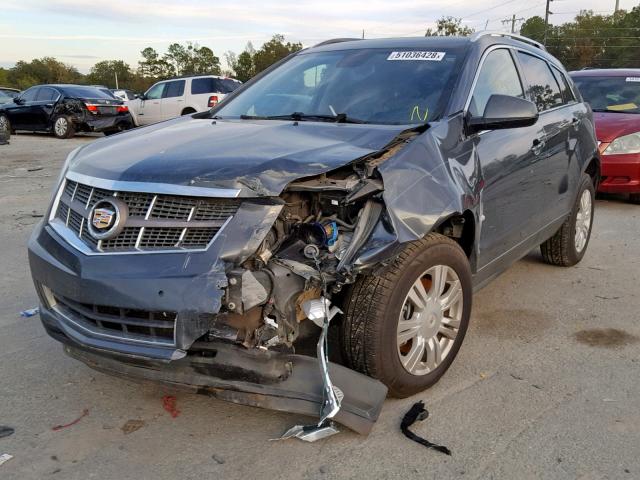 3GYFNAEY7AS507269 - 2010 CADILLAC SRX LUXURY GRAY photo 2