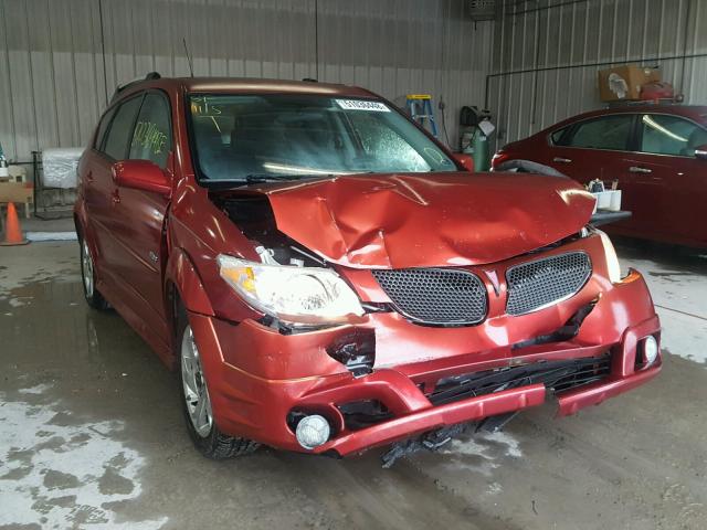 5Y2SL658X6Z452415 - 2006 PONTIAC VIBE RED photo 1