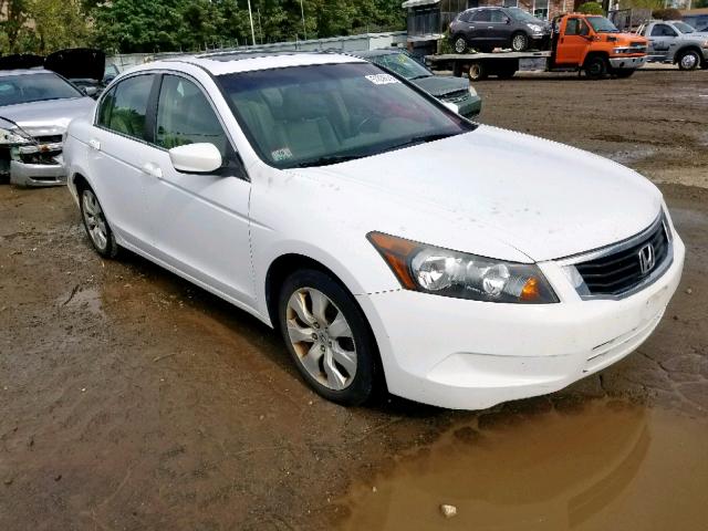 1HGCP26839A075480 - 2009 HONDA ACCORD EXL WHITE photo 1