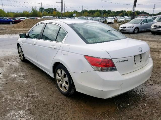 1HGCP26839A075480 - 2009 HONDA ACCORD EXL WHITE photo 3