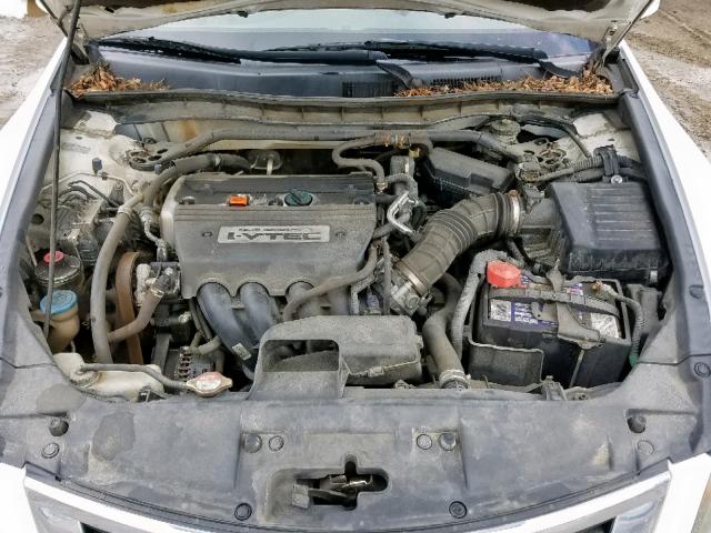 1HGCP26839A075480 - 2009 HONDA ACCORD EXL WHITE photo 7