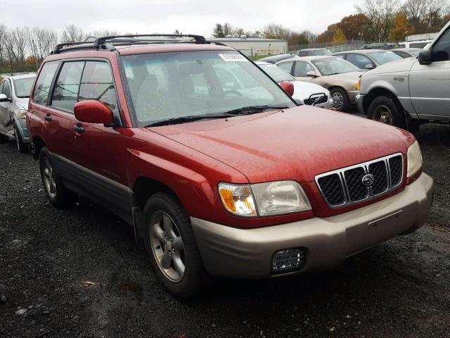 JF1SF65561H760165 - 2001 SUBARU FORESTER S MAROON photo 1