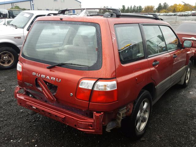 JF1SF65561H760165 - 2001 SUBARU FORESTER S MAROON photo 4