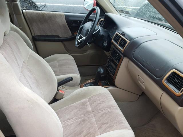 JF1SF65561H760165 - 2001 SUBARU FORESTER S MAROON photo 5