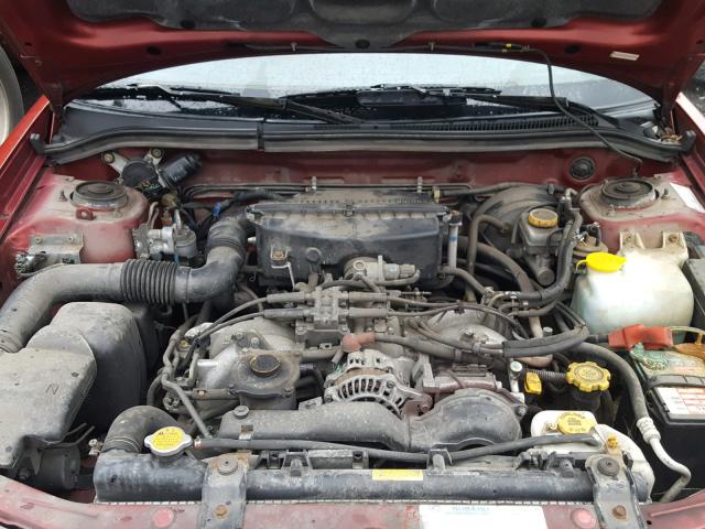 JF1SF65561H760165 - 2001 SUBARU FORESTER S MAROON photo 7