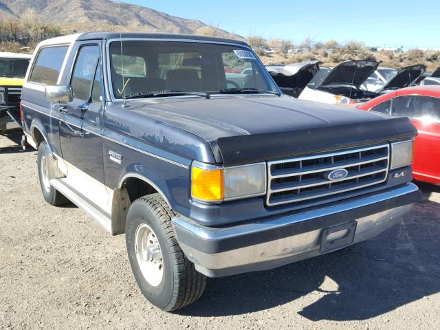 1FMEU15H5LLA82045 - 1990 FORD BRONCO U10 BLUE photo 1