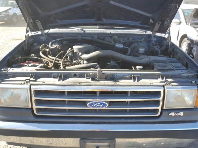 1FMEU15H5LLA82045 - 1990 FORD BRONCO U10 BLUE photo 7