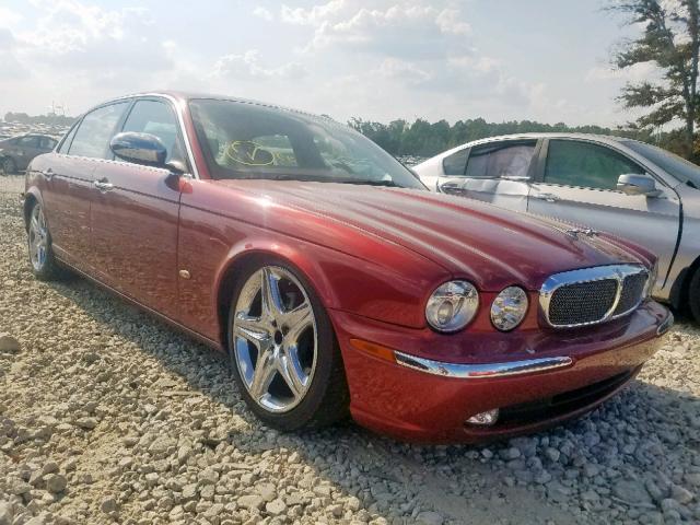 SAJWA79BX7SH14354 - 2007 JAGUAR XJ8 L RED photo 1