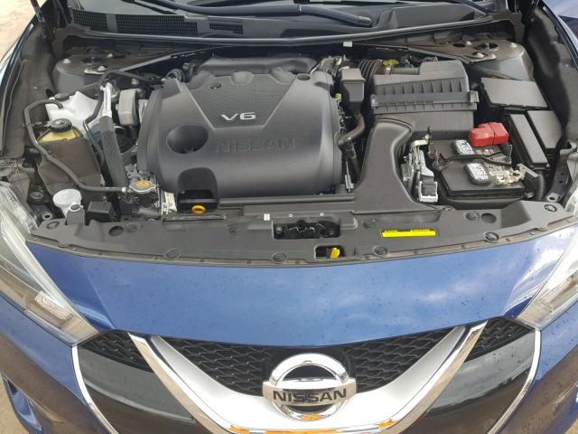 1N4AA6AP8HC387252 - 2017 NISSAN MAXIMA 3.5 BLUE photo 7