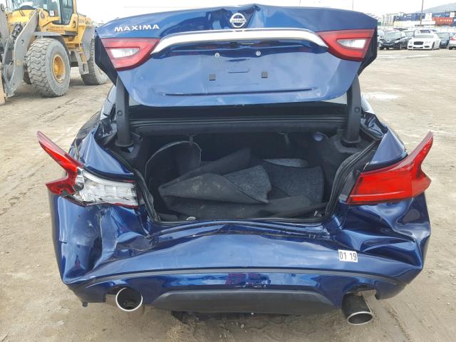 1N4AA6AP8HC387252 - 2017 NISSAN MAXIMA 3.5 BLUE photo 9