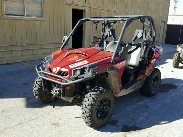 3JBKKAN2XJJ000397 - 2018 CAN-AM COMMANDER BURGUNDY photo 2