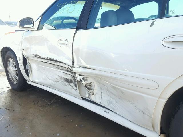 1G4HP52K244169599 - 2004 BUICK LESABRE CU WHITE photo 9