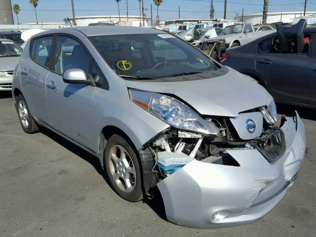 1N4AZ0CP1DC423425 - 2013 NISSAN LEAF S SILVER photo 1