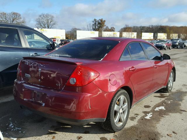 1G2ZH528854118902 - 2005 PONTIAC G6 GT BURGUNDY photo 4