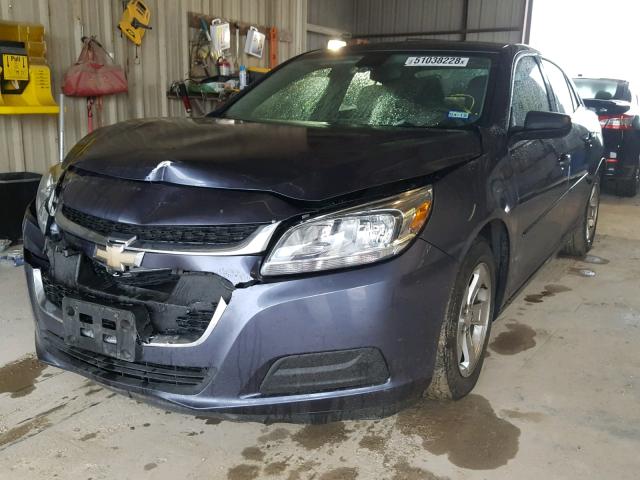 1G11B5SL6EF272391 - 2014 CHEVROLET MALIBU LS 蓝色 照片 2