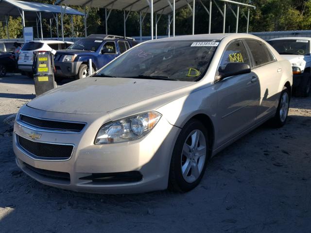 1G1ZB5E0XCF174739 - 2012 CHEVROLET MALIBU LS 金色 照片 2