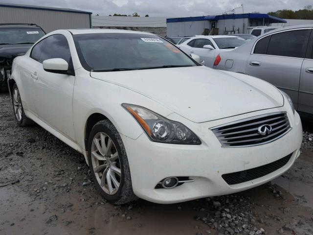 JN1CV6ELXBM262241 - 2011 INFINITI G37 WHITE photo 1