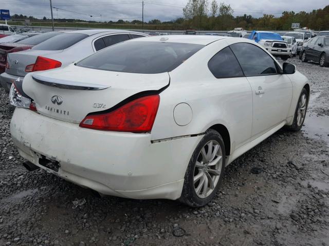 JN1CV6ELXBM262241 - 2011 INFINITI G37 WHITE photo 4