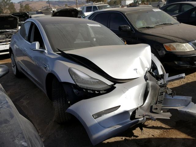 5YJ3E1EA0JF043049 - 2018 TESLA MODEL 3 SILVER photo 1