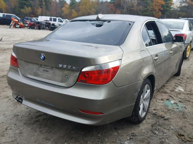 WBANF73577CU22938 - 2007 BMW 530 XI GREEN photo 4