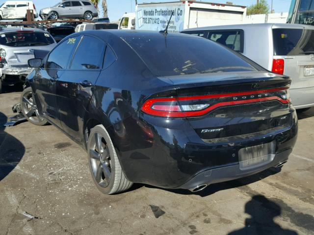 1C3CDFEB1FD300926 - 2015 DODGE DART GT BLACK photo 3