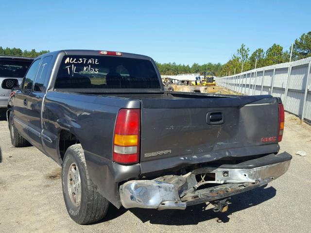 1GCEK19T43E129126 - 2000 GMC NEW SIERRA GRAY photo 3