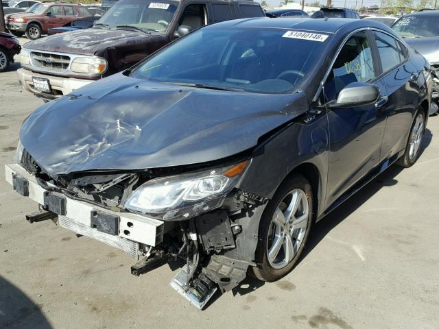 1G1RC6S58HU217142 - 2017 CHEVROLET VOLT LT GRAY photo 2