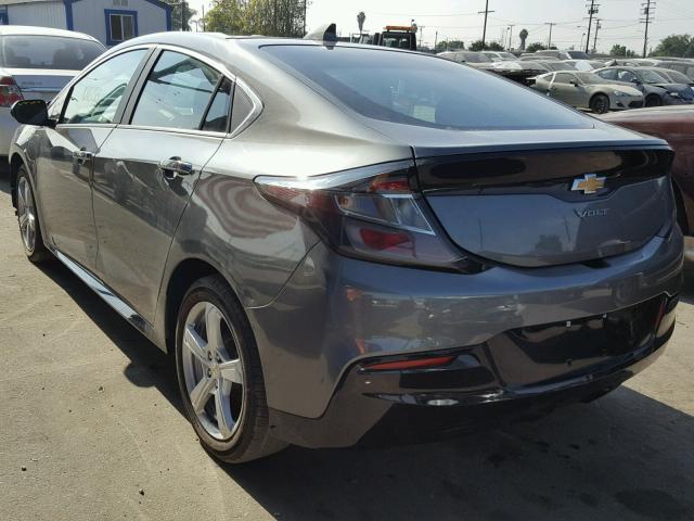 1G1RC6S58HU217142 - 2017 CHEVROLET VOLT LT GRAY photo 3