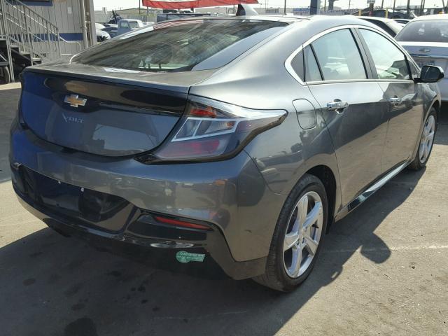 1G1RC6S58HU217142 - 2017 CHEVROLET VOLT LT GRAY photo 4