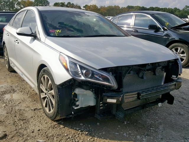 5NPE34AF6HH585964 - 2017 HYUNDAI SONATA SPO SILVER photo 1