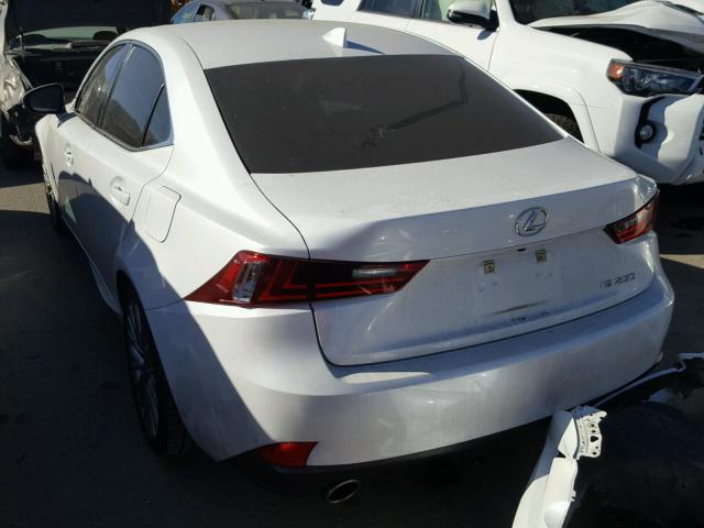 JTHBF1D24E5021631 - 2014 LEXUS IS 250 WHITE photo 3