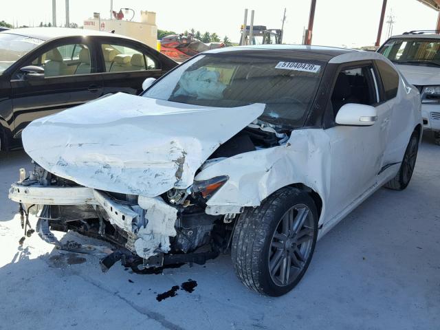 JTKJF5C77D3065403 - 2013 TOYOTA SCION TC თეთრი ფოტო 2
