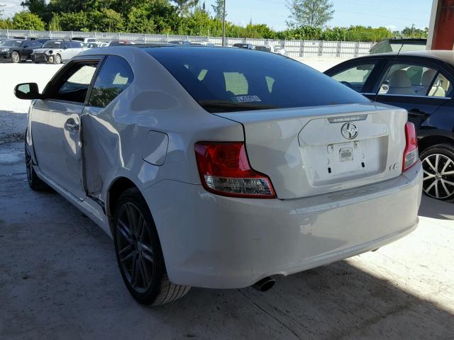 JTKJF5C77D3065403 - 2013 TOYOTA SCION TC თეთრი ფოტო 3