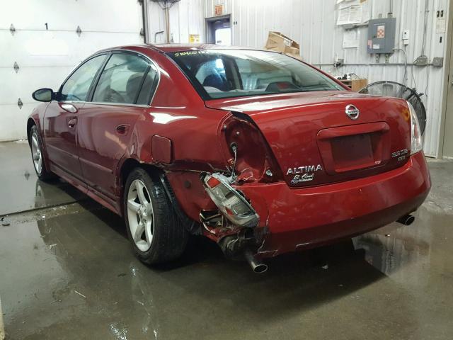 1N4BL11D85C356196 - 2005 NISSAN ALTIMA SE MAROON photo 3