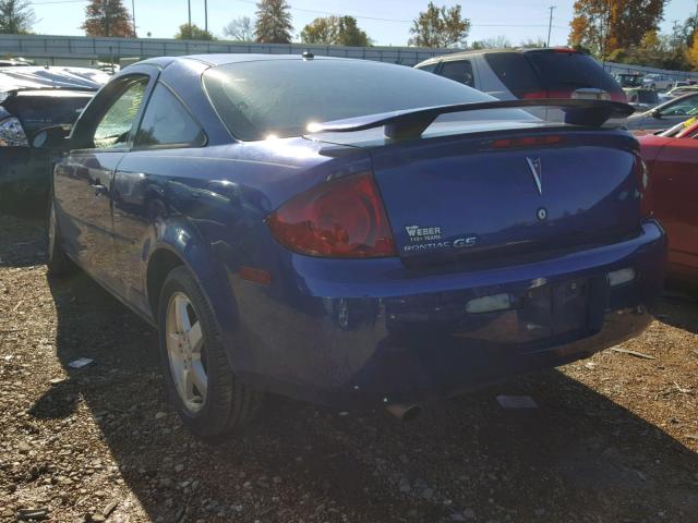 1G2AL15FX77378377 - 2007 PONTIAC G5 BLUE photo 3