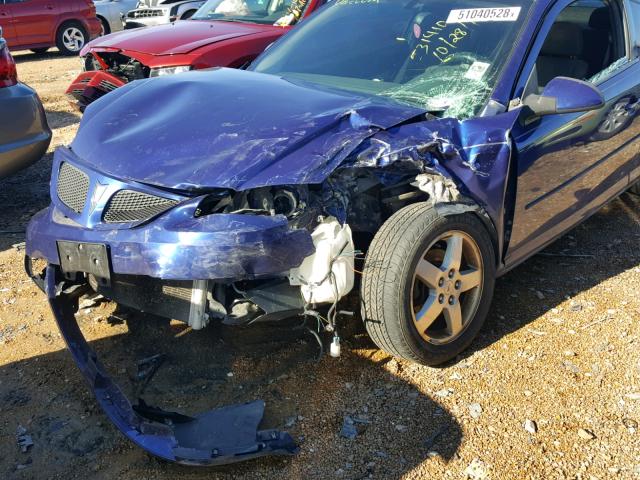 1G2AL15FX77378377 - 2007 PONTIAC G5 BLUE photo 9