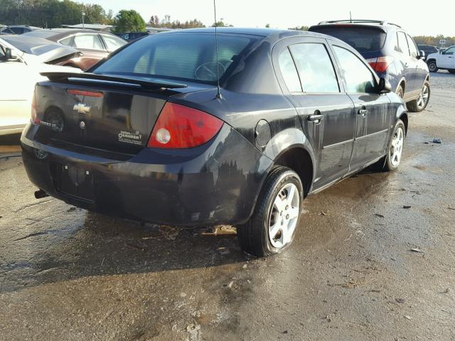 1G1AL55F677261682 - 2007 CHEVROLET COBALT LT BLACK photo 4