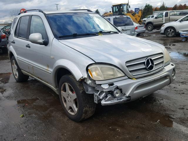 4JGAB74E71A241218 - 2001 MERCEDES-BENZ ML 55 SILVER photo 1