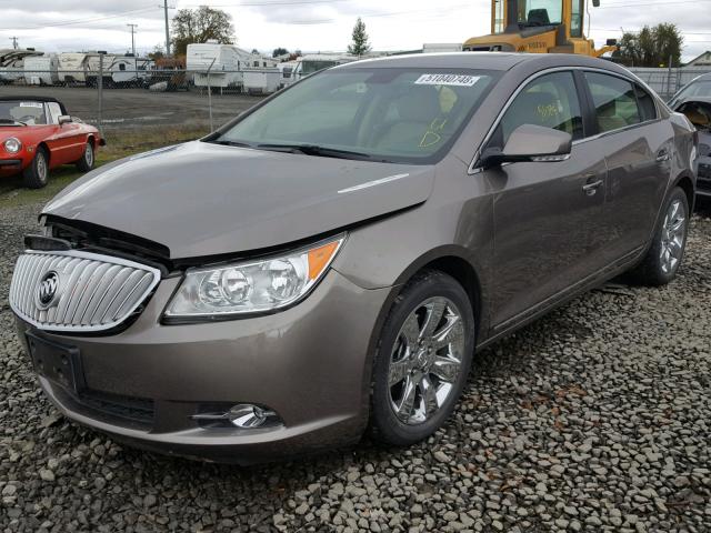 1G4GC5ED2BF298240 - 2011 BUICK LACROSSE C BROWN photo 2