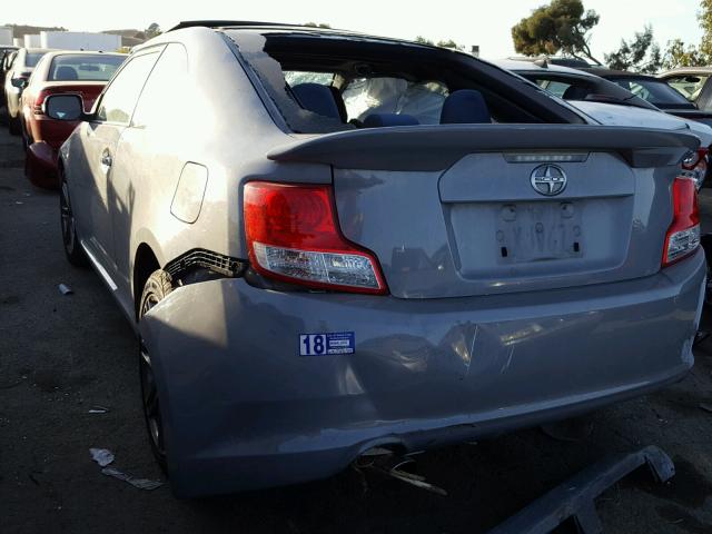 JTKJF5C77C3042900 - 2012 TOYOTA SCION TC 灰色 照片 3